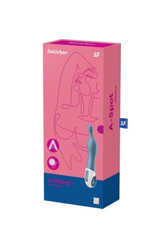 Wibrator do punktu A Satisfyer A-Mazing 1 12 trybów 21cm niebieski